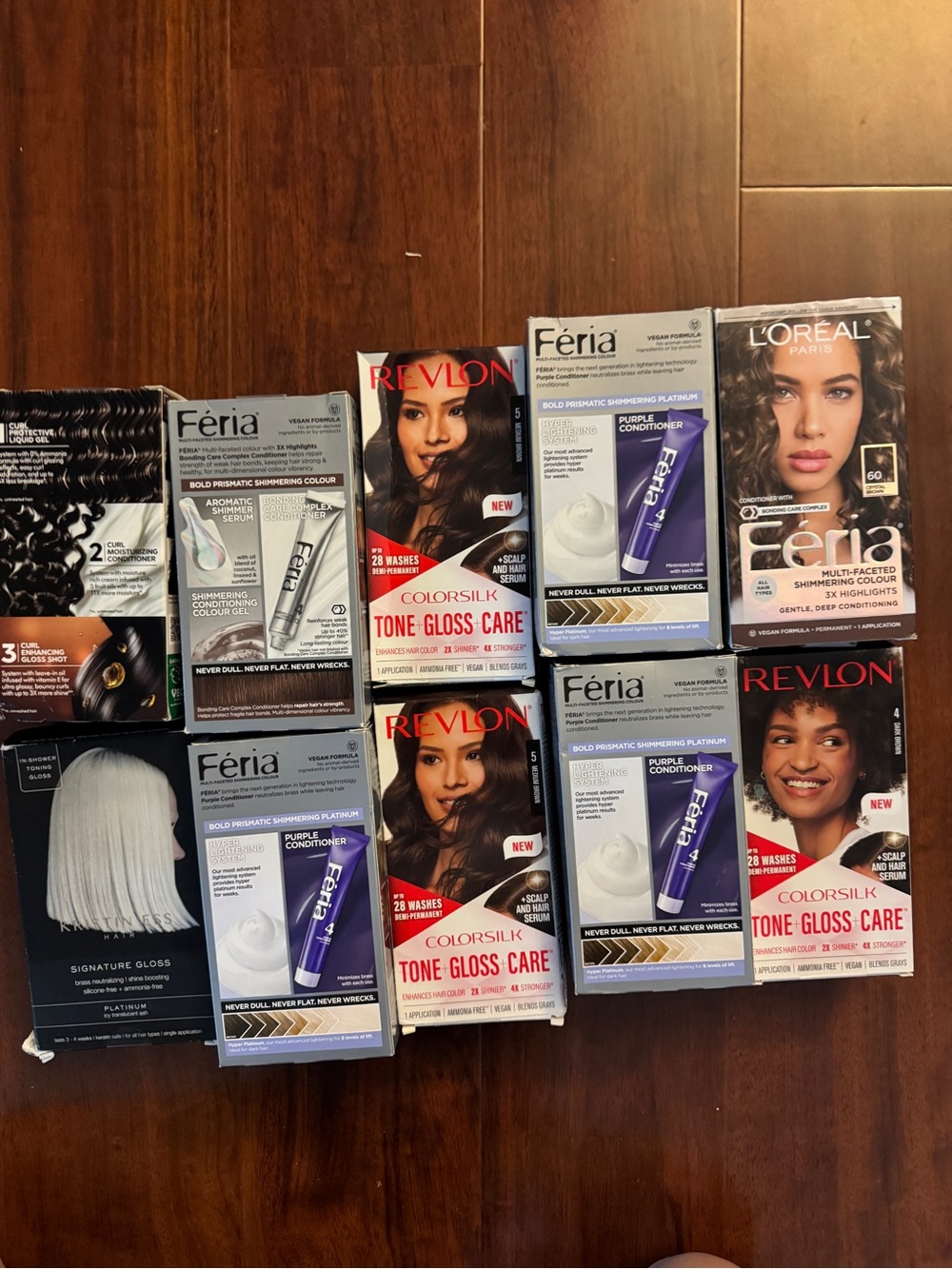 Assorted Hair Color Kits - Brown & Dark Brown Shades